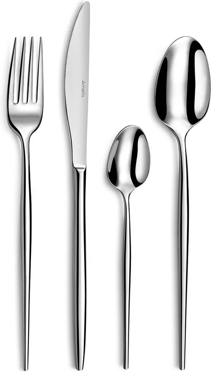 Sporano 24-delige Bestekset – 6 Personen – 18/0 Chroomstaal – Cadeauverpakking från Amefa i Silver – produktbild