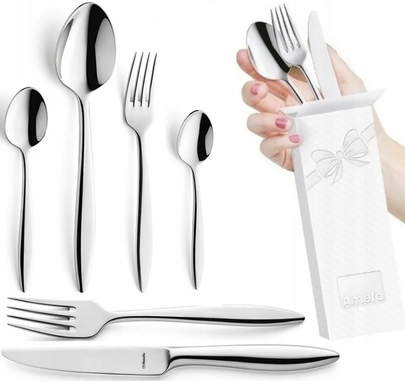Tendence 36-delig Bestekset RVS 18/10 - Luxe Design von Amefa in Silber – Produktfoto