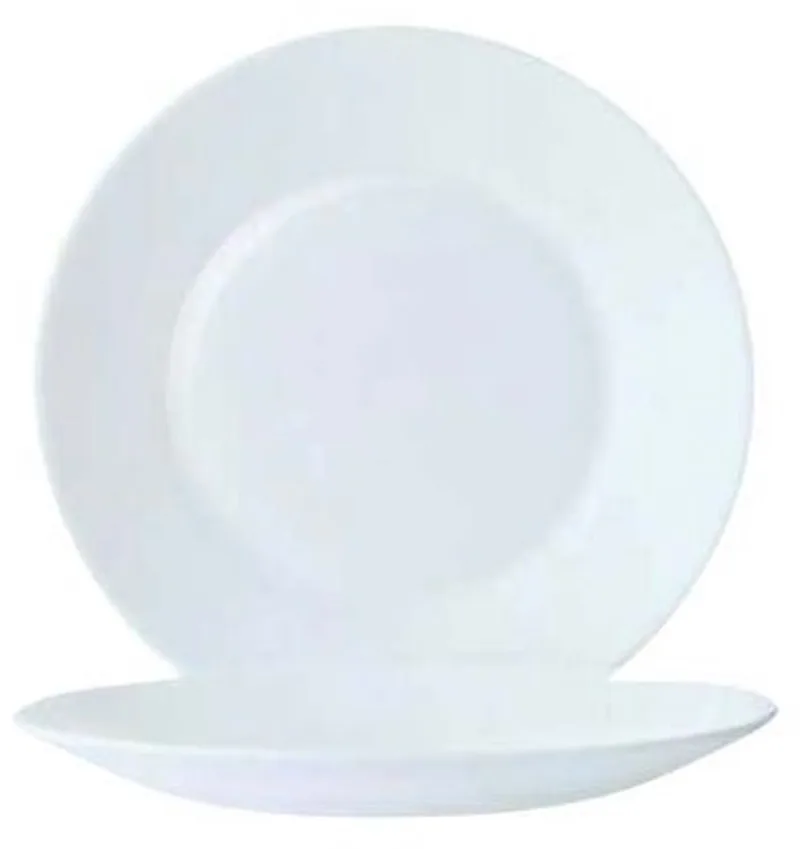 Bord Arcoroc Restaurant 25,5 x 2 cm Gehard glas by Arcoroc in White – product photo
