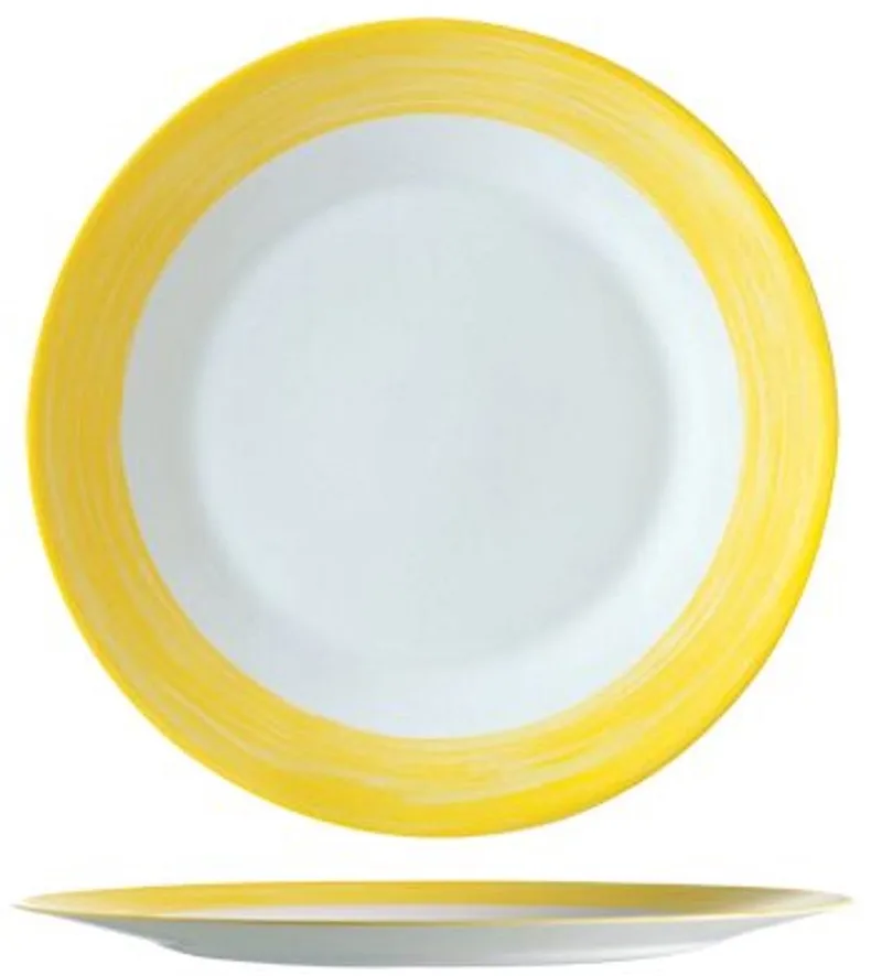 Brush Bord 25,4cm Horeca van Arcoroc in Geel – productfoto