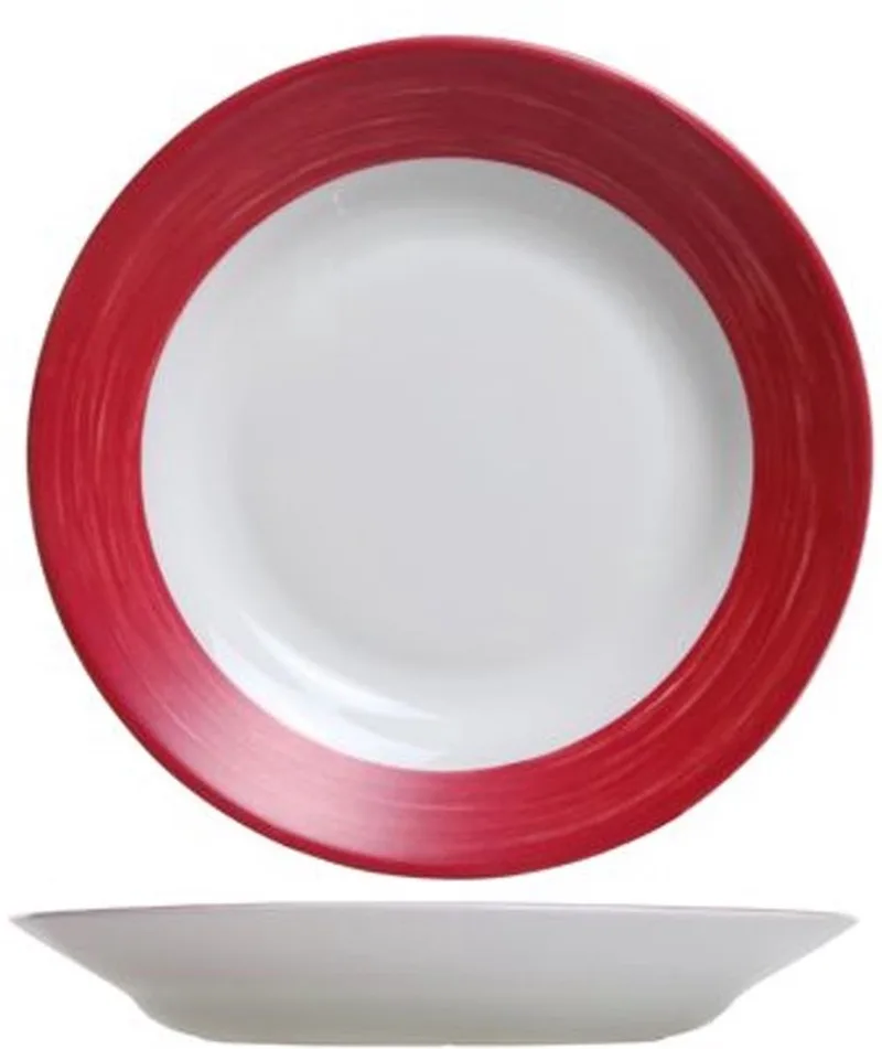Brush Cherry Plat Bord 25cm by Arcoroc in Red – product photo