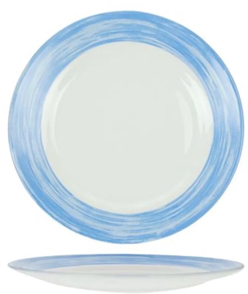 Brush Plat Bord Blauw 25,4cm by Arcoroc in Blaauw – product photo