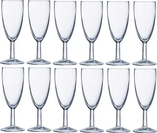 Champagneglazen Flutes - 12x stuks - glas - 150 ml - vaatwasserbestendig by Arcoroc in Transparent – product photo 1 of 2