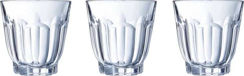 Drinkglazen - 6x stuks - 240 ml - Drinkglas/waterglas/sapglas fra Arcoroc i Gennemsigtig – produktbillede