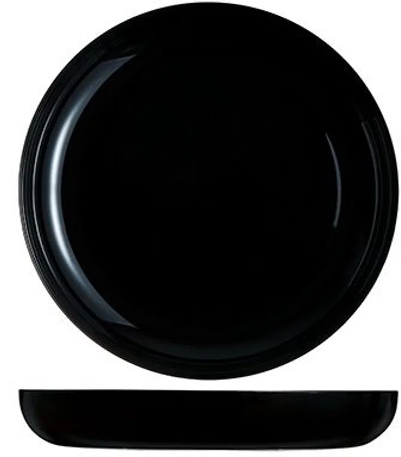 Evolutions Black Diep Bord D25cm by Arcoroc in Black – product photo