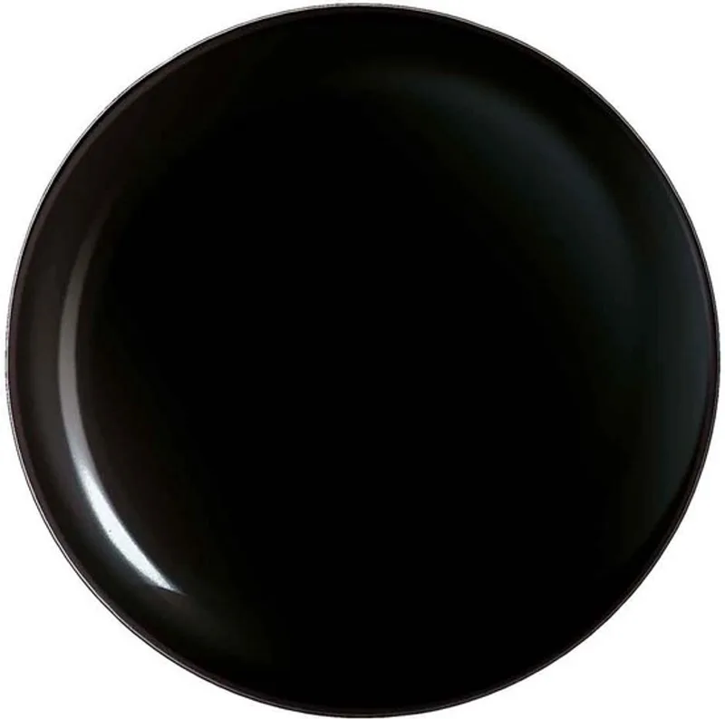 Evolutions Black Plat Bord D25cm by Arcoroc in Black – product photo