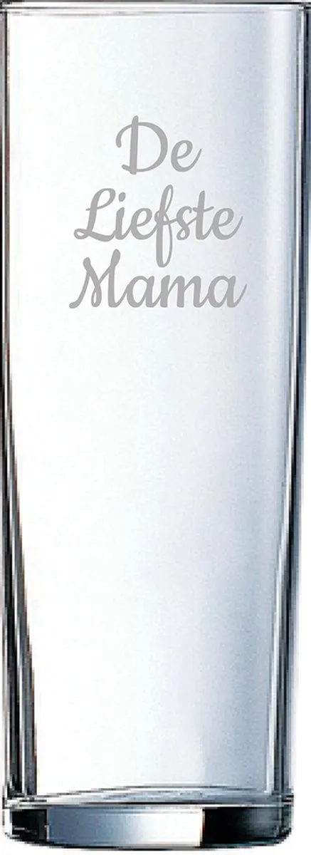 Gegraveerde longdrinkglas 31cl De van Arcoroc in Liefste Mama – productfoto