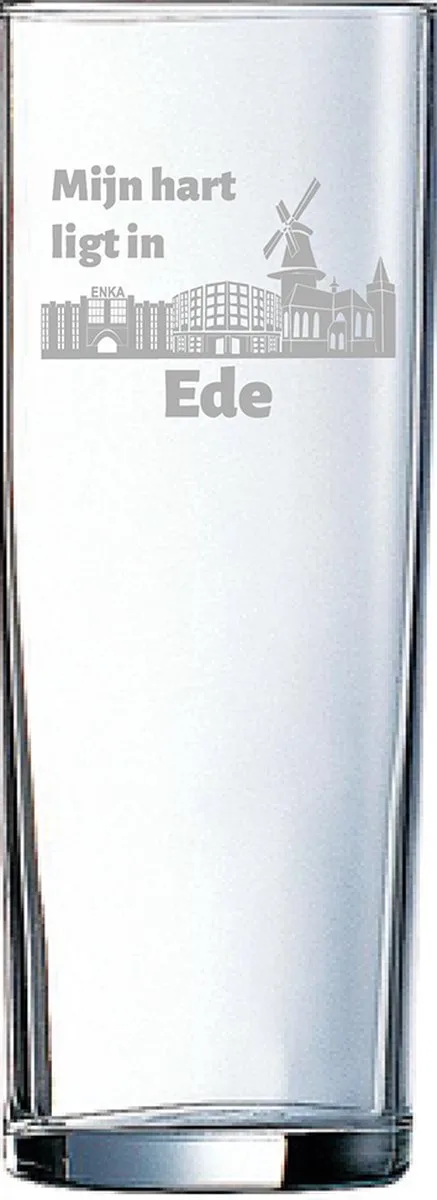 Gegraveerde longdrinkglas 31cl de Arcoroc en Ede – photo produit