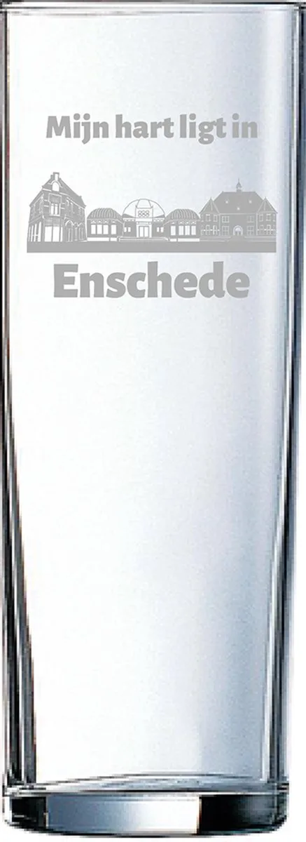 Gegraveerde longdrinkglas 31cl de Arcoroc en Enschede – photo produit