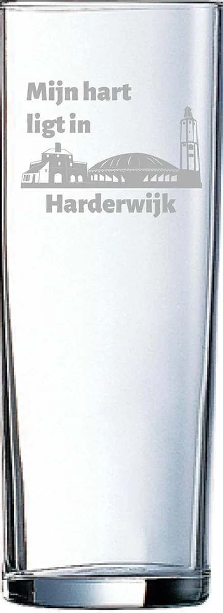 Gegraveerde longdrinkglas 31cl de Arcoroc en Harderwijk – photo produit