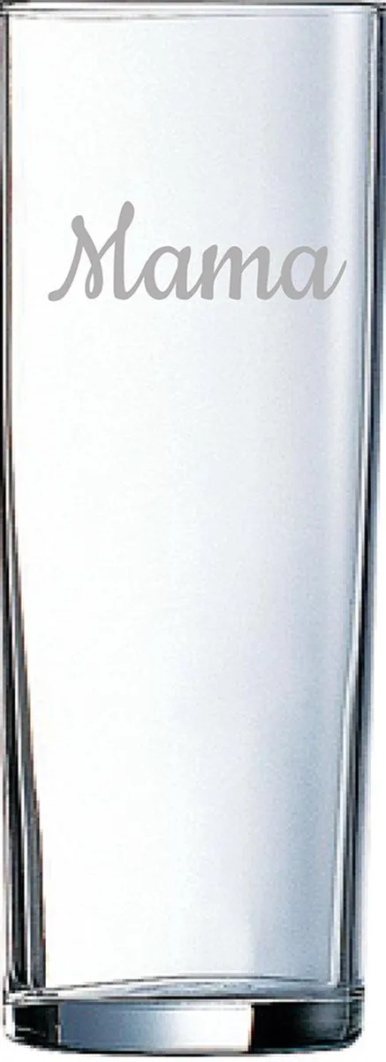 Gegraveerde longdrinkglas 31cl by Arcoroc in Mama – product photo