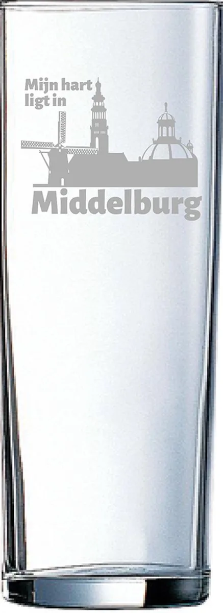 Gegraveerde longdrinkglas 31cl by Arcoroc in Middelburg – product photo