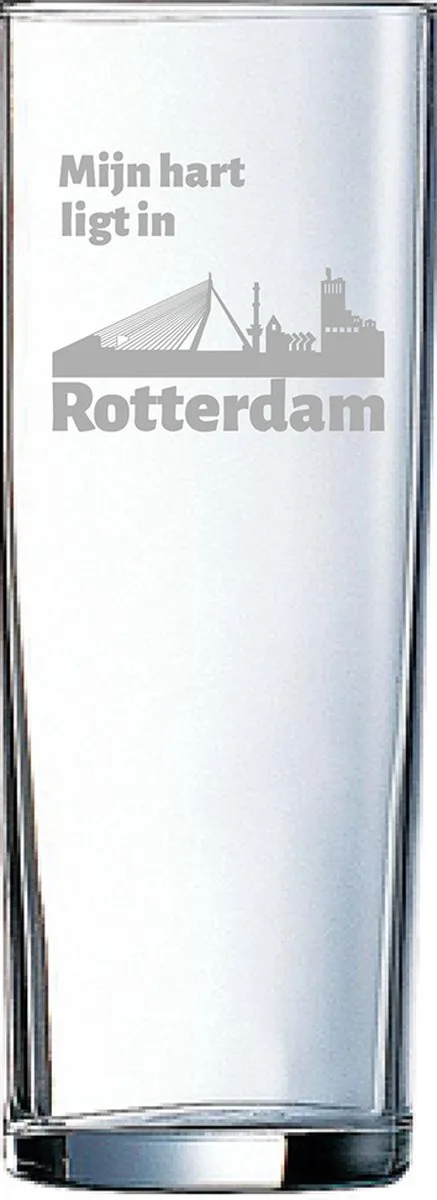 Gegraveerde longdrinkglas 31cl de Arcoroc en Rotterdam – photo produit