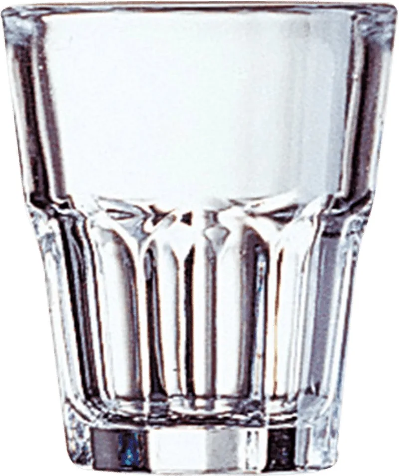 Granity Shotglazen 4,5 cl / 45 ml | Set van 12 Stuks | Geschikt voor Sterke Drank | Glas | Vaatwasserbestendig | Voor Thuis en Horeca by Arcoroc in Transparent – product photo