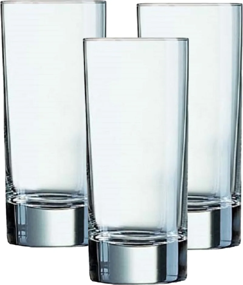 kleine longdrinkglazen - set 12x stuks - 220 ml - glas by Arcoroc in Transparent – product photo