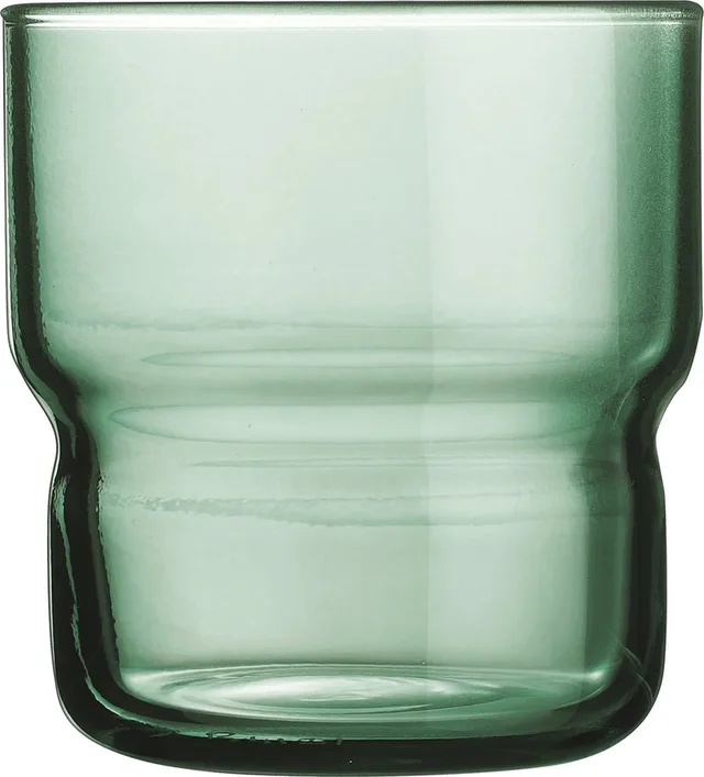 Log Tumblers 22 cl / 220 ml | Set van 6 Stuks | Drinkglazen voor Water, Sap en Frisdrank | Glas | Vaatwasserbestendig