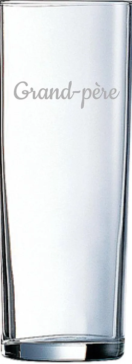 Longdrinkglas gegraveerd - 31cl by Arcoroc in Grand-père – product photo