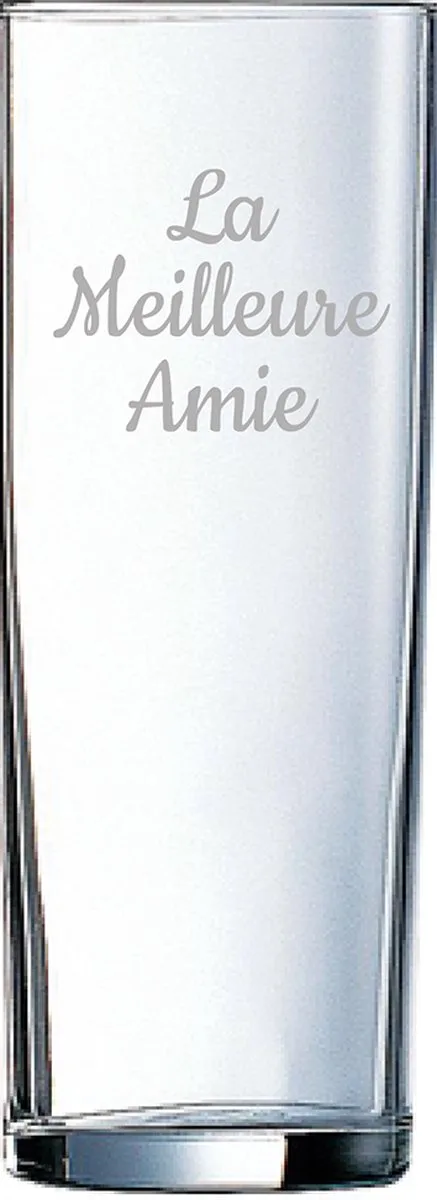 Longdrinkglas gegraveerd - 31cl de Arcoroc en La Meilleure Amie – photo produit