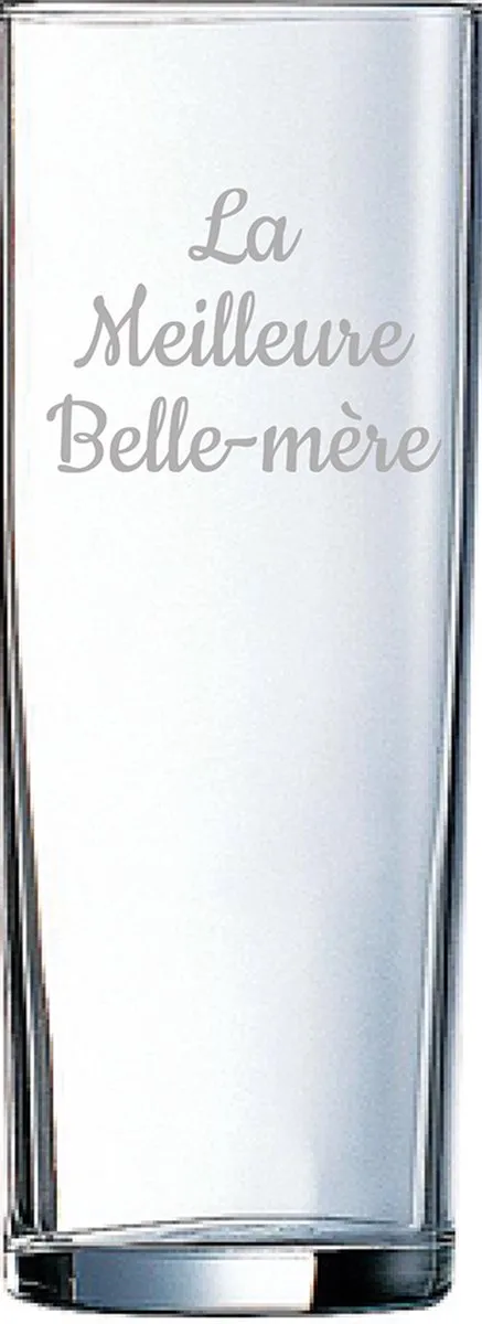 Longdrinkglas gegraveerd - 31cl by Arcoroc in La Meilleure Belle-mère – product photo