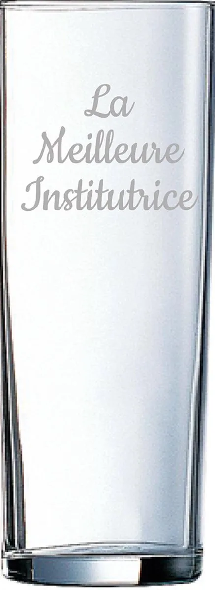 Longdrinkglas gegraveerd - 31cl by Arcoroc in La Meilleure Institutrice – product photo