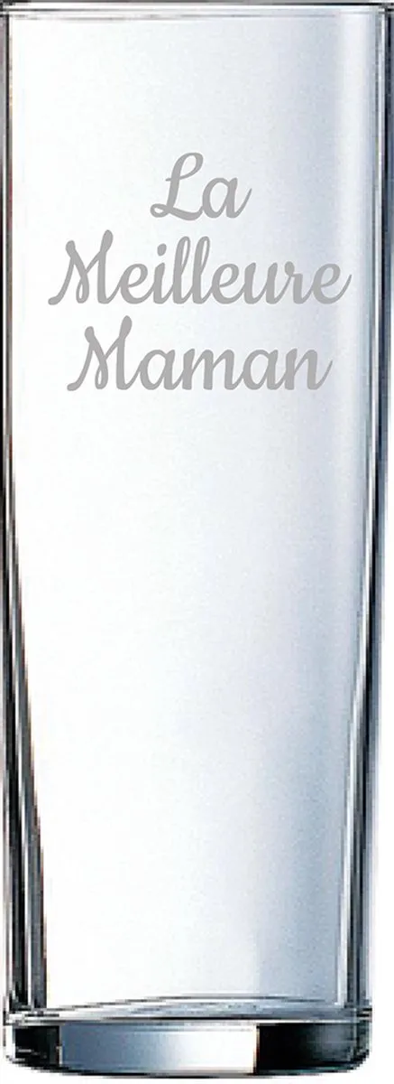 Longdrinkglas gegraveerd - 31cl by Arcoroc in La Meilleure Maman – product photo
