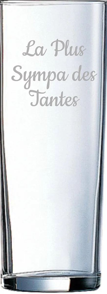 Longdrinkglas gegraveerd - 31cl by Arcoroc in La Plus Sympa des Tantes – product photo