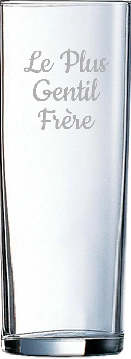 Longdrinkglas gegraveerd - 31cl by Arcoroc in Le Plus Gentil Frère – product photo