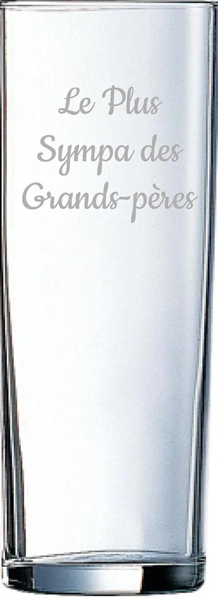 Longdrinkglas gegraveerd - 31cl by Arcoroc in Le Plus Sympa des Grands-Pères – product photo
