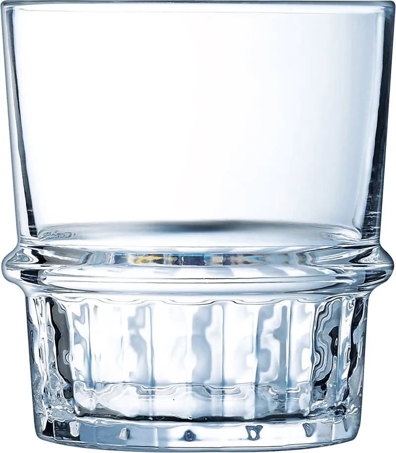 New York Tumblers 38 cl / 380 ml | Set van 6 Stuks | Drinkglazen voor Water, Sap en Frisdrank | Glas | Vaatwasserbestendig de Arcoroc en Transparent – photo produit