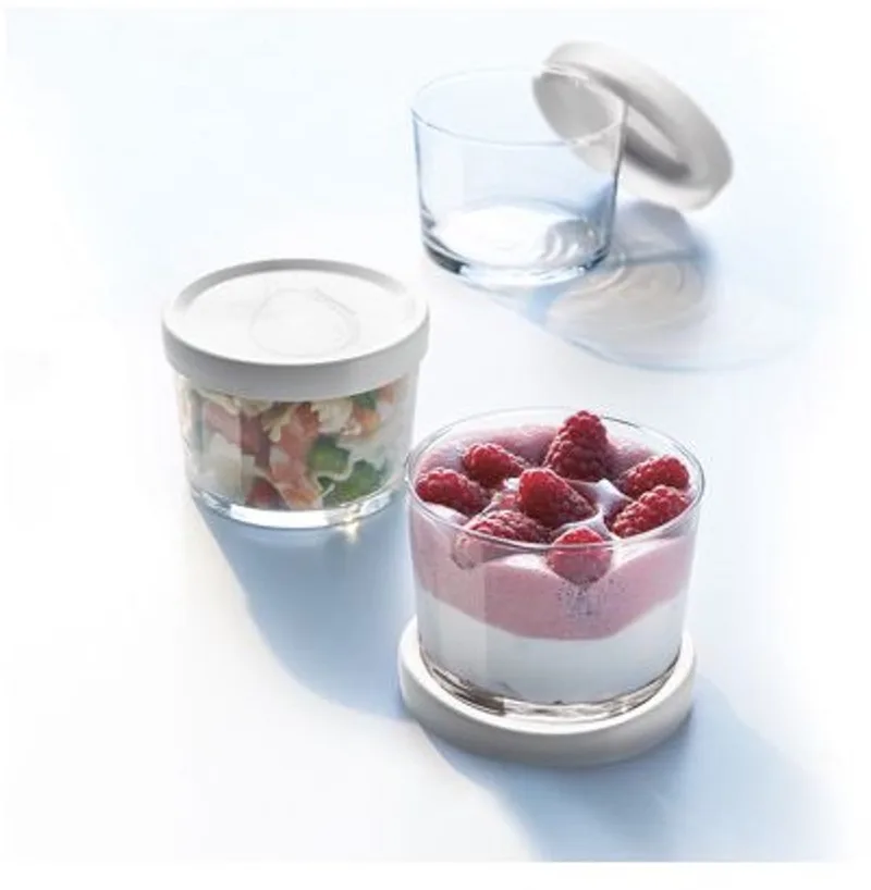 Onctuose Kom Met Deksel 22 Cl Set 6 Gemonteerd by Arcoroc in Transparent – product photo
