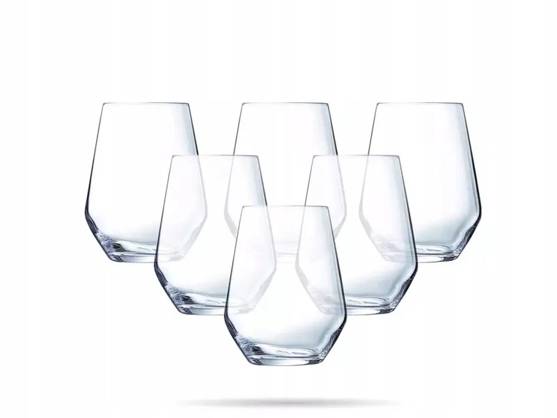 Set van 6 Universele Glazen 400ml voor Drankjes en Water by Arcoroc in Transparent – product photo