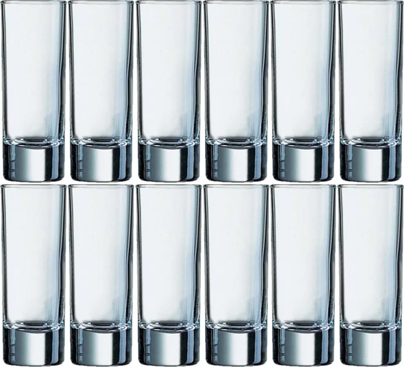 shotglazen/shotglaasjes/borrel glaasjes -24x stuks - 60 ml - Borrelglazen - Shotjes by Arcoroc in Transparent – product photo