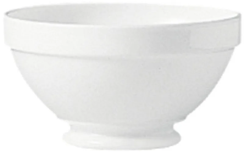 Soepkommen Horeca Bowls - D13 x 7 cm - opaal - schaaltjes op kleine voet - stapelbaar - ontbijt/hapjes by Arcoroc in White – product photo