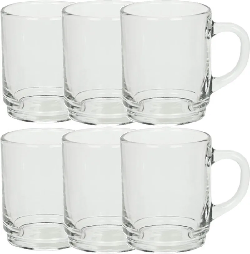 Theeglazen - 24x stuks - glas - 250 ml - stapelbaar - Koffieglazen - Thee glazen von Arcoroc in Transparent – Produktfoto