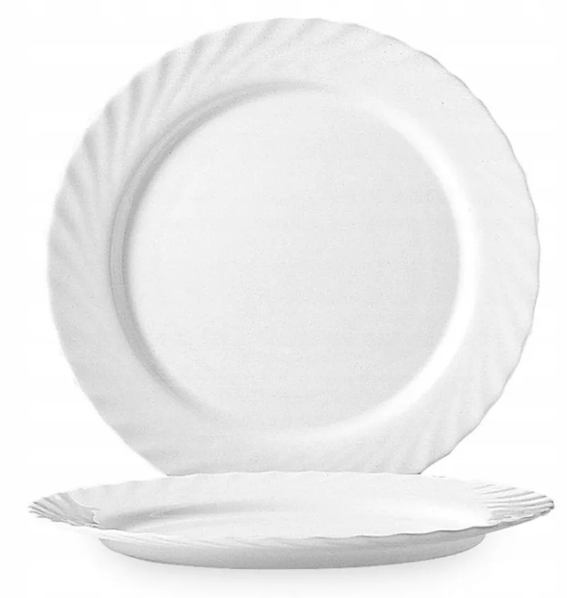 Trianon Platte Diner Borden 19.5cm - 6 Stuks - Glas by Arcoroc in White – product photo