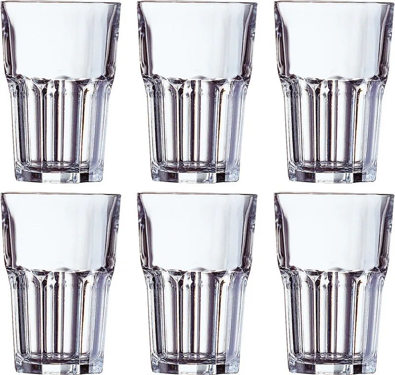 waterglazen/drinkglazen - 12x stuks - 350 ml - Granity serie - Bar/cafe benodigdheden - Water/fris/sapglas by Arcoroc in Transparent – product photo