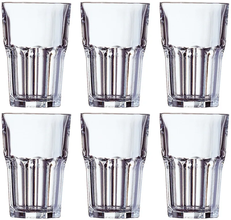 waterglazen/drinkglazen - 18x stuks - 350 ml - Granity serie - Bar/cafe benodigdheden - Water/fris/sapglas by Arcoroc in Transparent – product photo
