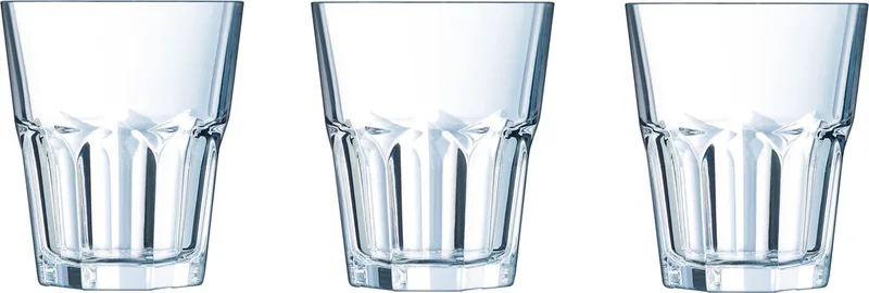 waterglazen/drinkglazen Granity - 12x Stuks - 200 ml - Tumblers - glas by Arcoroc in Transparent – product photo