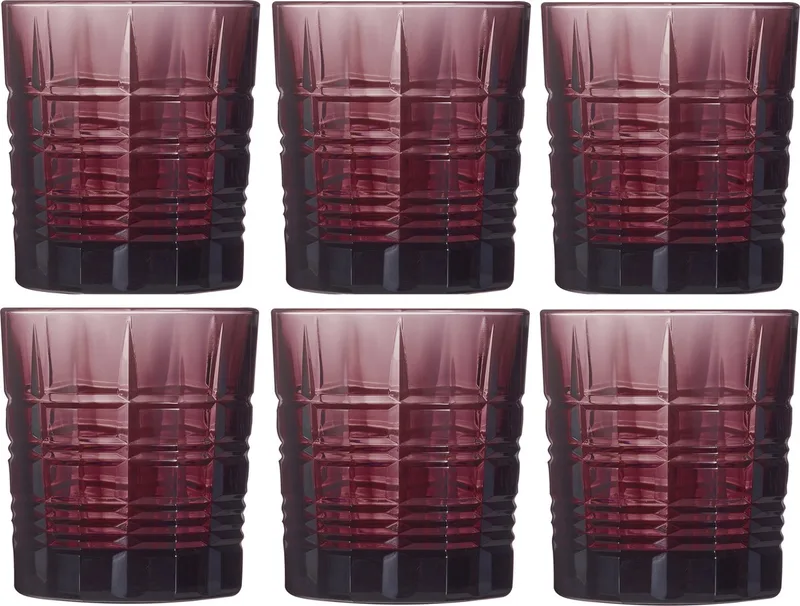 Whiskey Glas Brixton 300 ml - 6 Stuks by Arcoroc in Purple – product photo