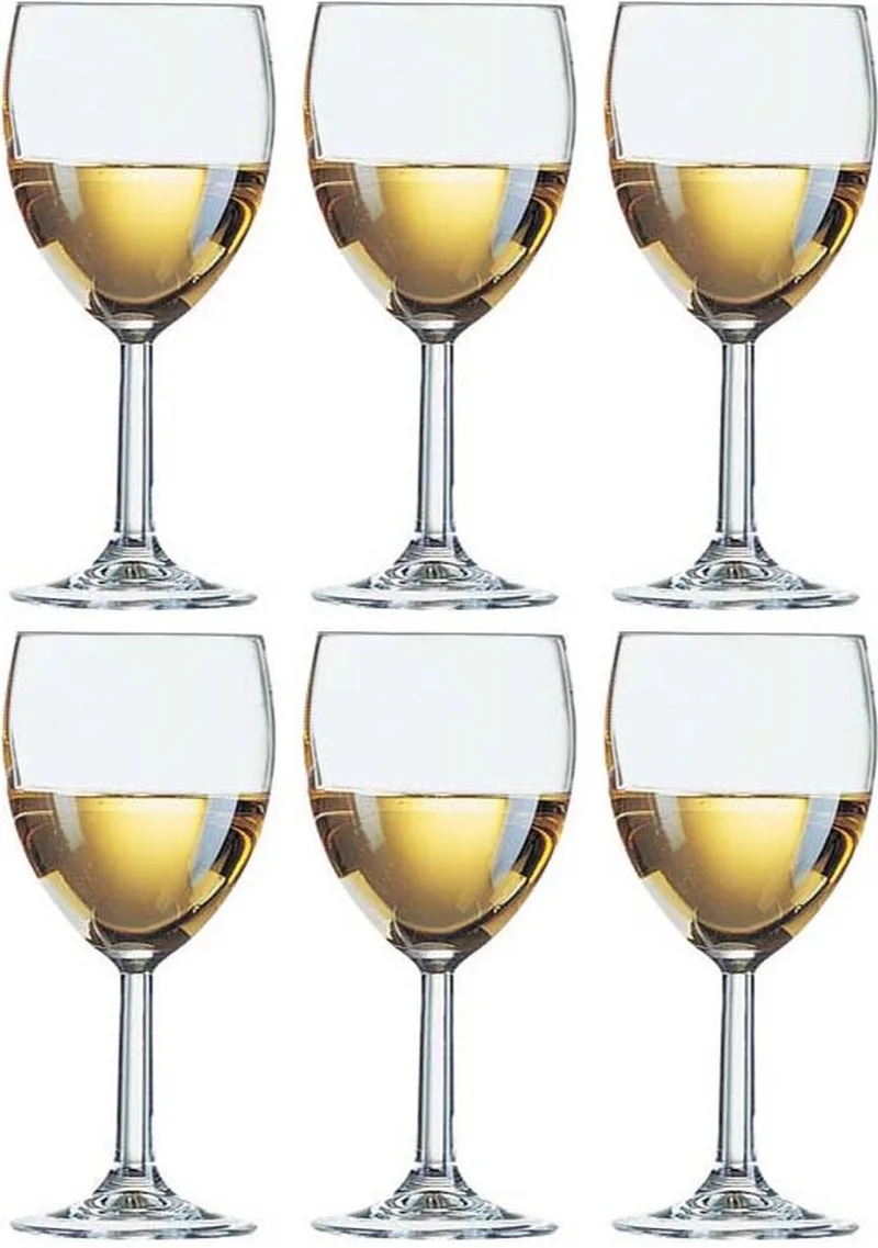 Wijnglazen Savoie - 6x - 350 ml - glas - witte wijn glazen - Savoie - Bar/cafe benodigdheden - Wijn glazen från Arcoroc i Transparent – produktbild