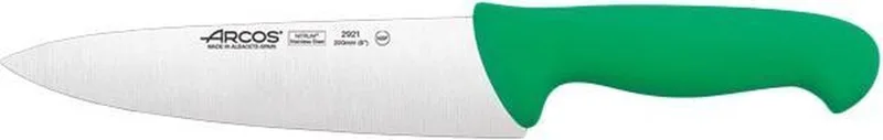 Arcos 2900 serie Koksmes 20cm HACCP-NSF -Chefmes van Arcos in Groen – productfoto