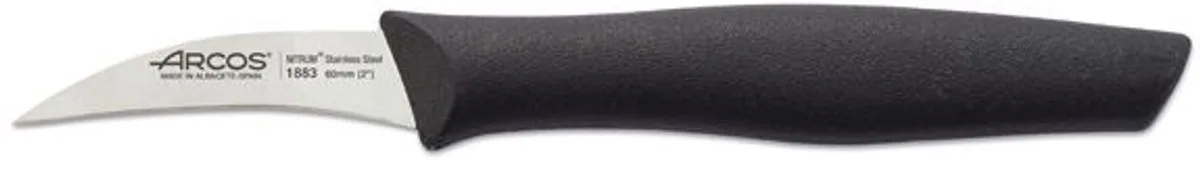 Nova Peeler Knife 6cm van Arcos in Zwart – productfoto