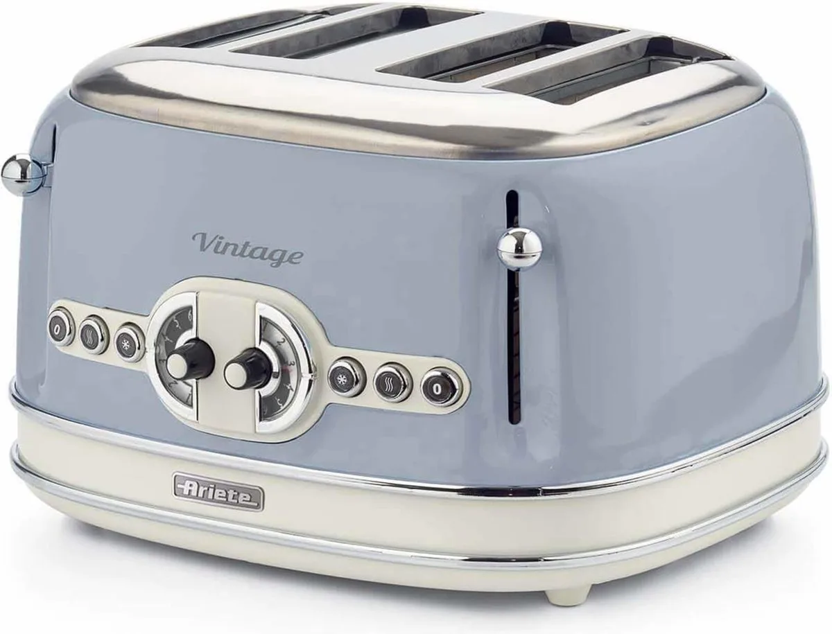 Vintage 4-Schlitz-Toaster 156 by Ariete in Blue – product photo