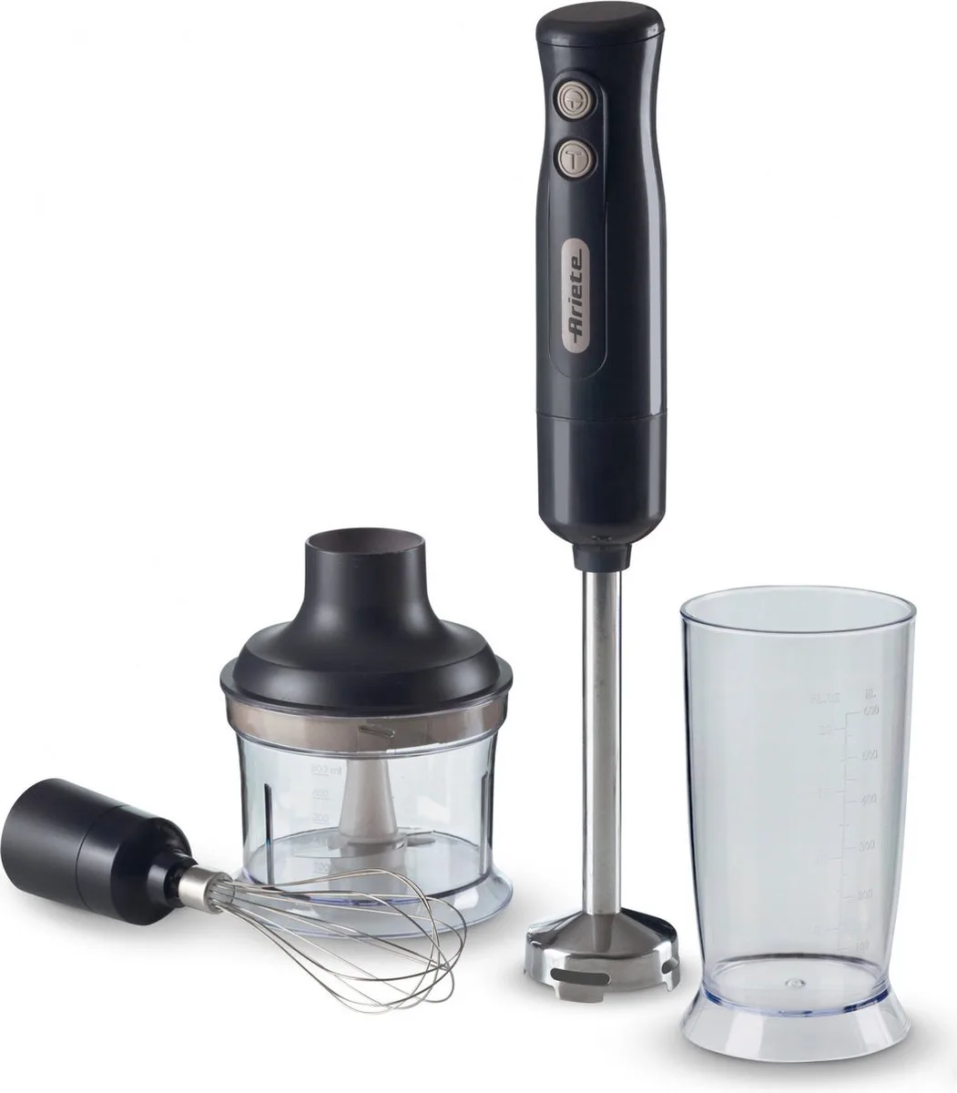Ariete 0601/10 0,6 l Staafmixer 700 W de Ariete en Noir – photo produit