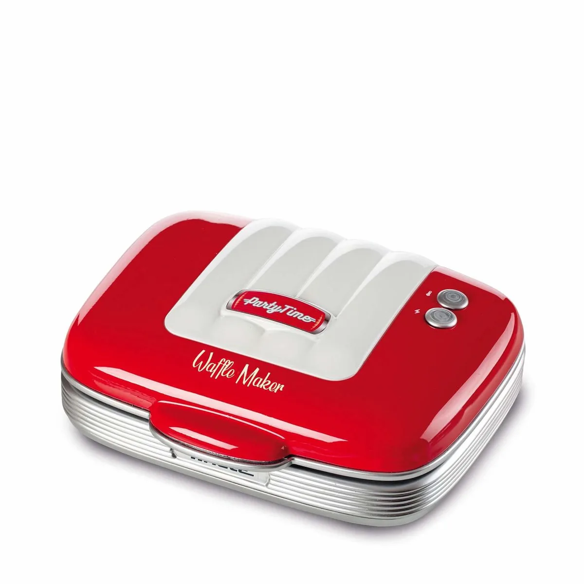 Ariete 1973/00 - 50's Style Wafelijzer - 700W - Anti-aanbakplaat de Ariete en Rouge – photo produit