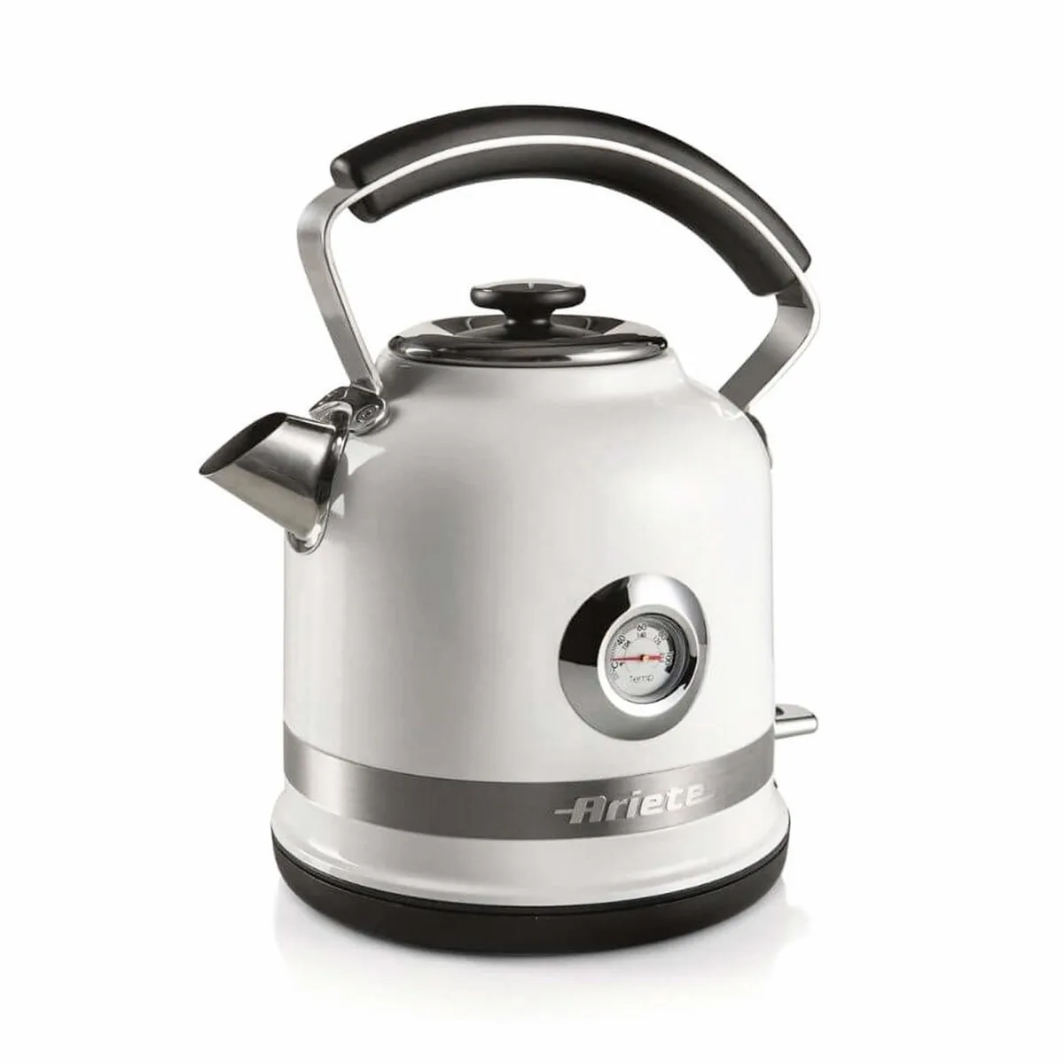 Ariete 2854/01 Moderna Waterkoker met ingebouwde thermometer - 1,7 Liter - Elektrische Waterkoker 2000 Watt van Ariete in Wit – productfoto