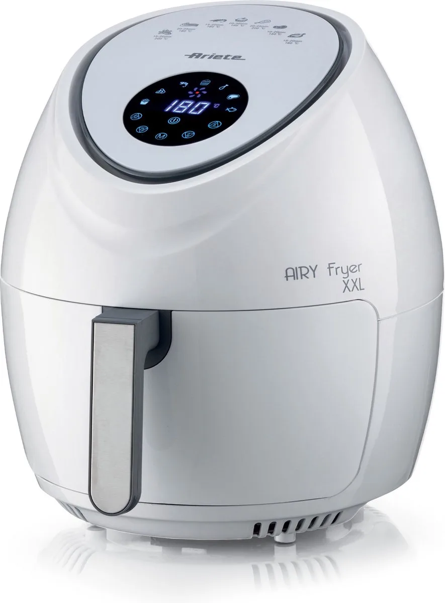 ARIETE 4618/03 Air Fryer XXL Heteluchtfriteuse - 1800W - 5,5 liter - Digital Touchscreen - 7 Automatische Programma's van Ariete in Wit – productfoto