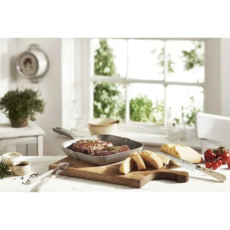 BALLARINI 75002-941-0 pan Grillpan Vierkant by Ballarini in Grey – product photo 5 of 5