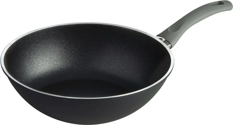 BALLARINI 75003-058-0 pan Wok/roerbakpan Rond de Ballarini en Noir – photo produit
