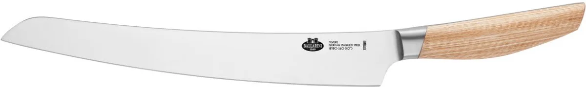 Tevere Pizzames - Pizzasnijder - Wiegemes - 26cm van Ballarini in Hout – productfoto